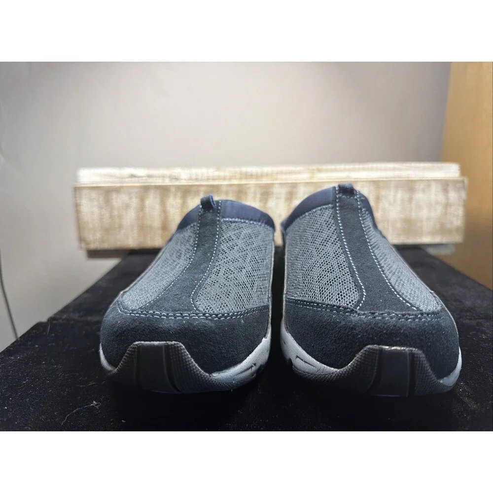 Easy Spirit Traveltime Women's Navy Clog Shoes 7.5 Orthotic Slip-ons